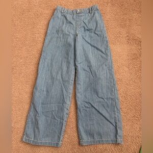 Zara Girls Wide-Leg Jeans | Size 9–10